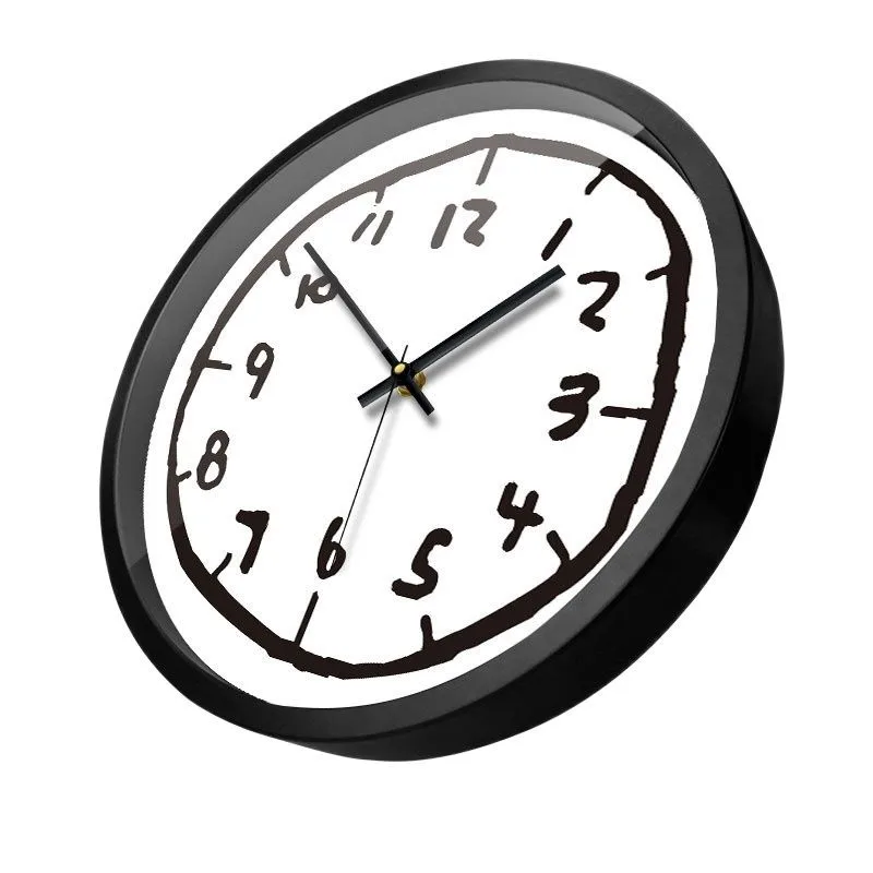 JOYLOVE Большие настенные часы Бесшумная спальня Креативные граффити-настенные часы для гостиной Домашний декор Кухонные часы Настенные часы Horloge