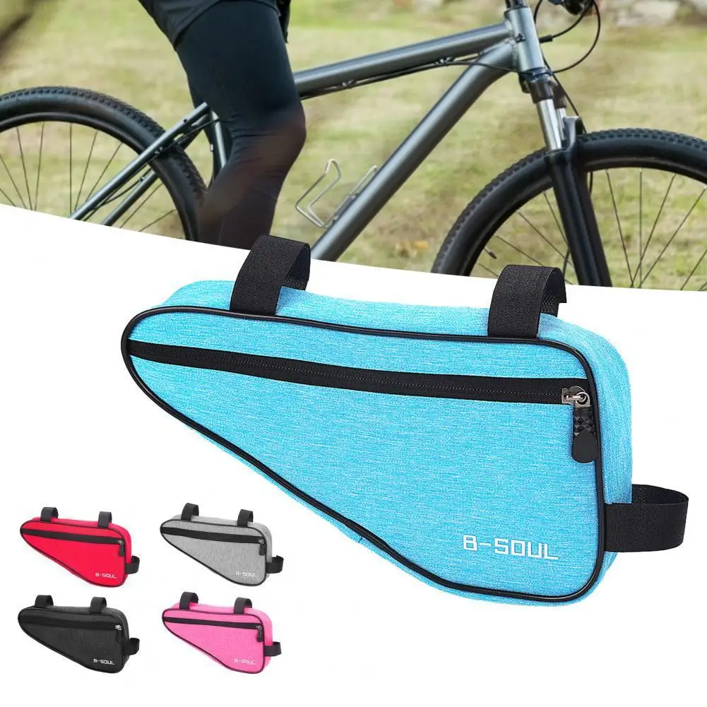 2023 Велосипедная треугольная сумка, многоцветная сумка на переднюю балку, сумка для инструментов для хранения горных велосипедов большой емкости, Треугольная сумка для хранения горных велосипедов