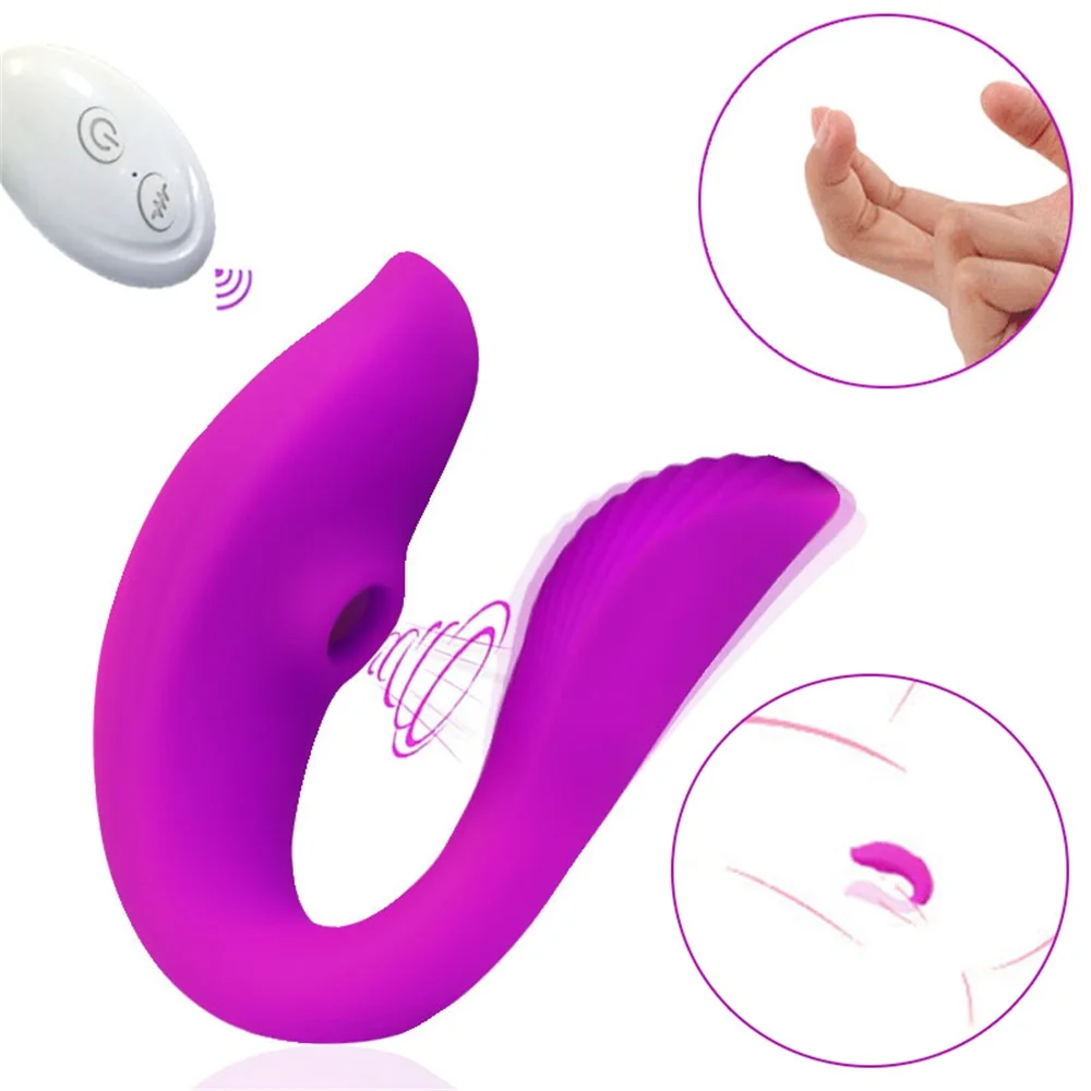 2023 Вибратор для Сосания клитора и точки G, Оральная Присоска 2 В 1 Clitoris Vibe, Носимая секс-игрушка для взрослых с беспроводным Управлением для женщин.