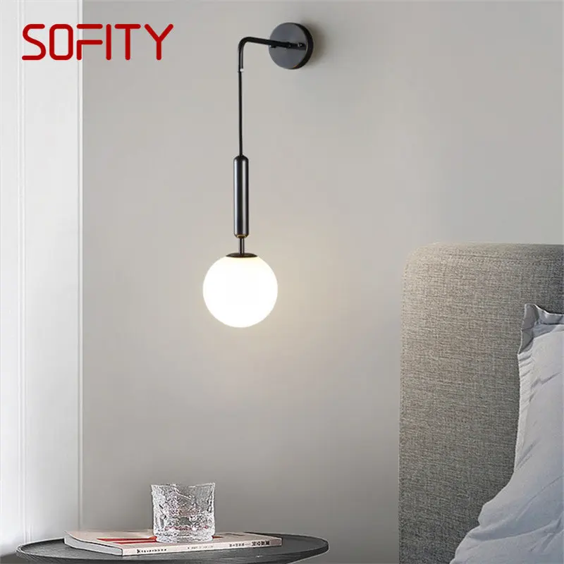 ANITA Modern Indoor Brass Sconce Light LED Simply Creative Медный Настенный Светильник для Домашнего Декора Спальни