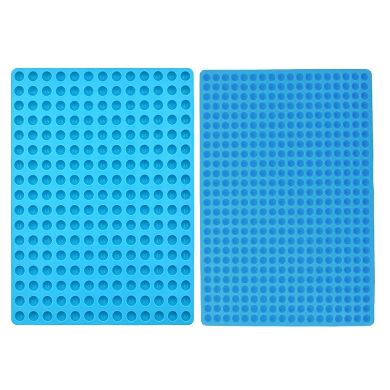 2 шт. Маленькие Круглые силиконовые формы для шоколадных капель, полусферические формы для мармелада, 221 и 468 полостей