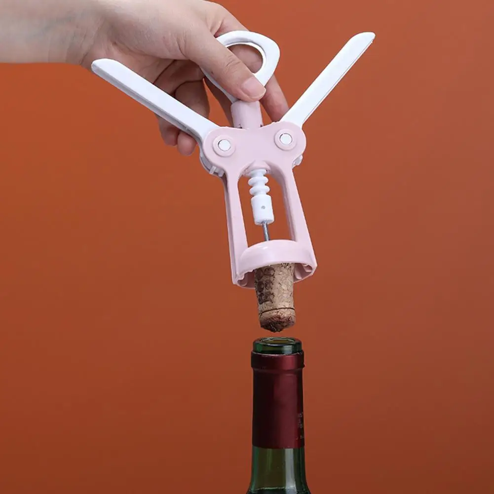 Ручная открывалка для бутылок, Удобная ручка из ABS, открывалка для вина с усиленным вращением, открывалка для пива, Многоразовый противоскользящий инструмент для удаления винных пробок