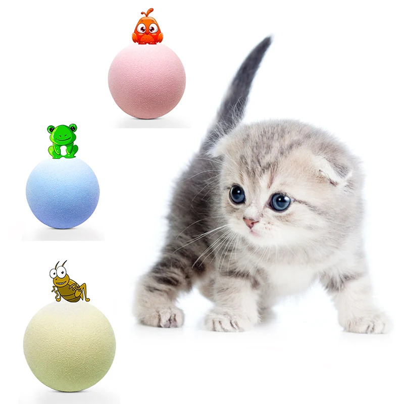 Интерактивная игрушка для собак и кошек Animal Call Wobble Wag Ball Издает забавные звуки при раскатывании или встряхивании. Домашние животные Знают, как лучше тренироваться, Спортивные Игрушки из кошачьей мяты.