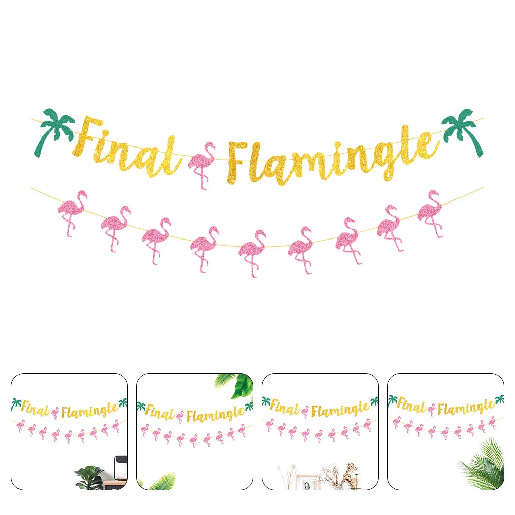 Декоративные баннеры Flamingo Latte Стильный подвесной баннер Креативное украшение
