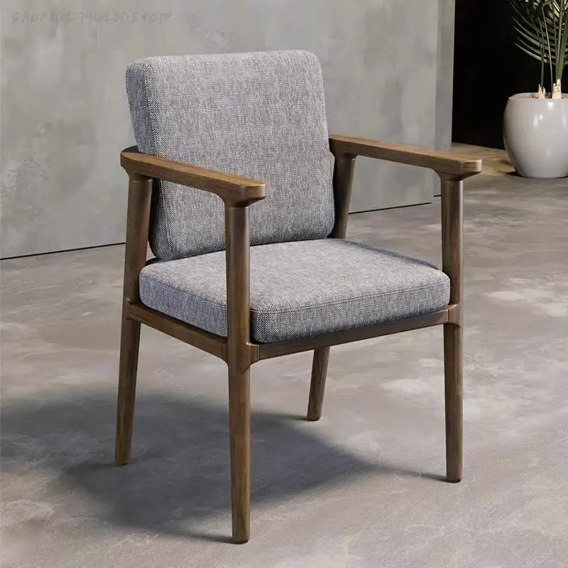 Дизайнерское роскошное обеденное кресло с деревянной современной скандинавской спинкой, обеденный стул с подлокотником, гостиная для спальни, Мебель для дома Sillas Para Comedor