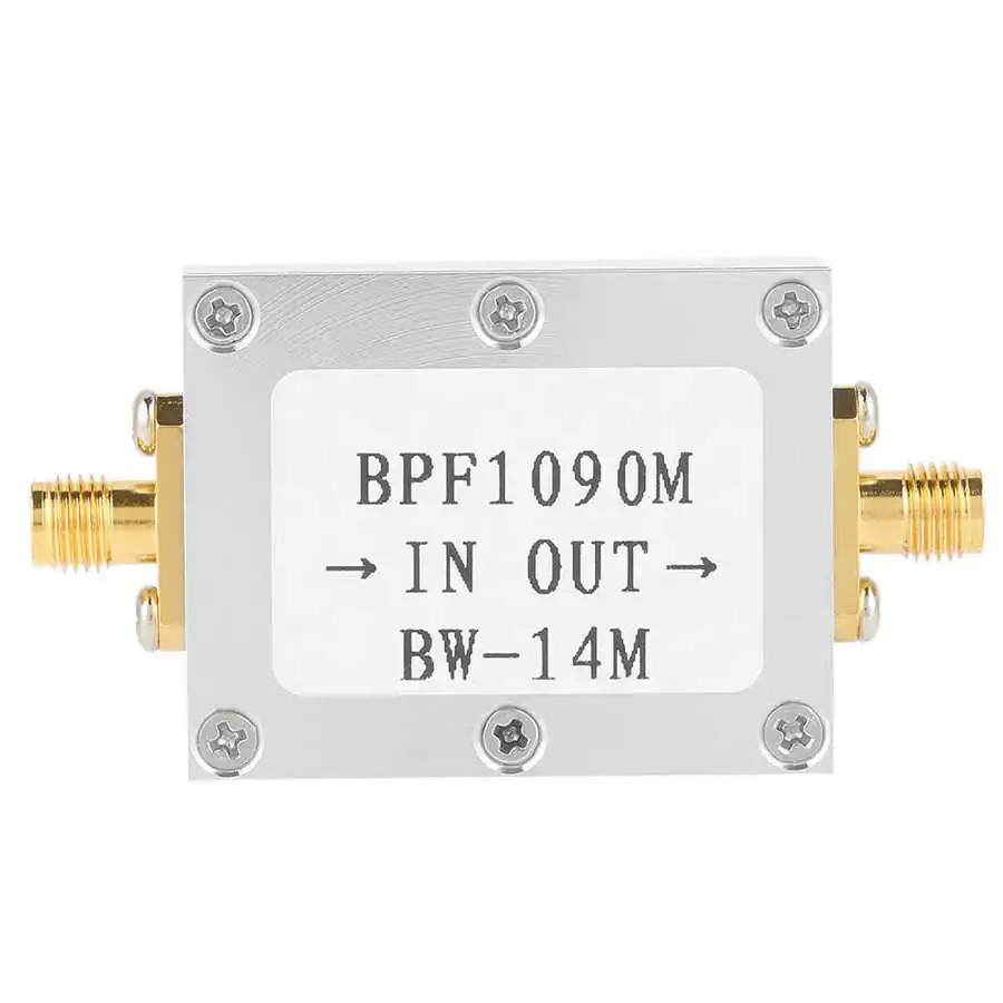 Частотомер 1 ШТ 1090 МГц ADS B Авиационная полоса пропускания 14 МГц Интерфейс SMA Полосовой Фильтр Измерительный инструмент