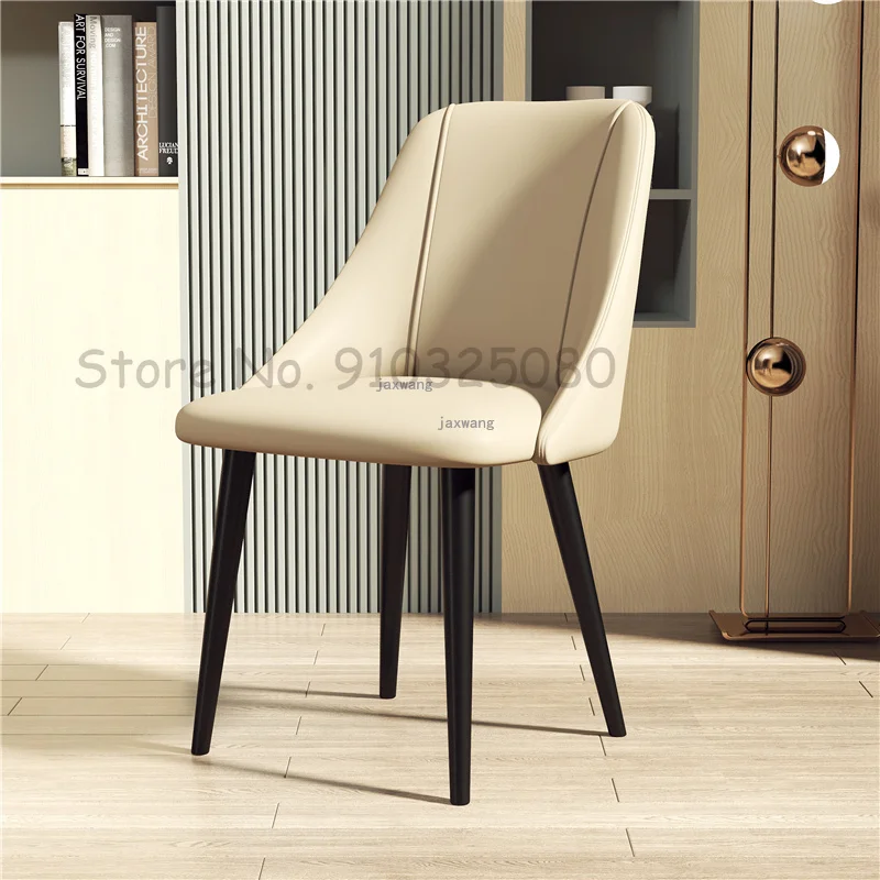Обеденные стулья в скандинавском минимализме, Современный обеденный стул, Роскошный Письменный стол с одной спинкой, стул для отдыха, Спальня, Балкон, Стул для макияжа CN