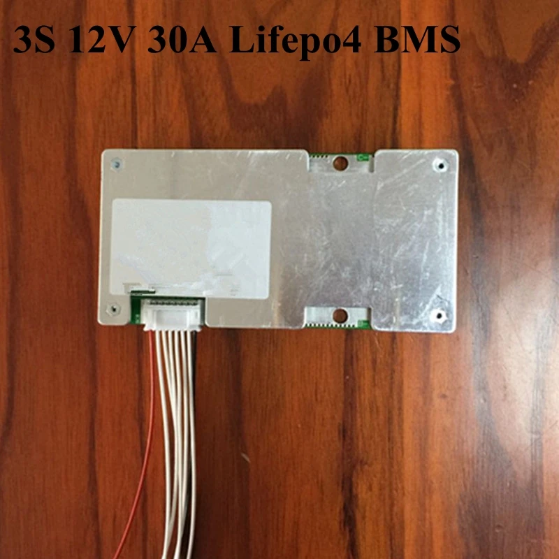Бренд 12.8V 30A Lifepo4 Bms 4s Bms Pcb 12V Bms Pcm Плата защиты аккумулятора Мощность разряда 350 Вт 300 Вт 250 Вт