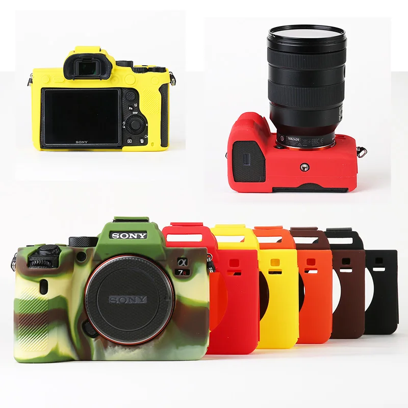 Мягкий Силиконовый чехол для камеры Sony A7R IV A7R4 ILCE-A7RM4 Резиновый Защитный Чехол для корпуса Armor Skin Video Bag