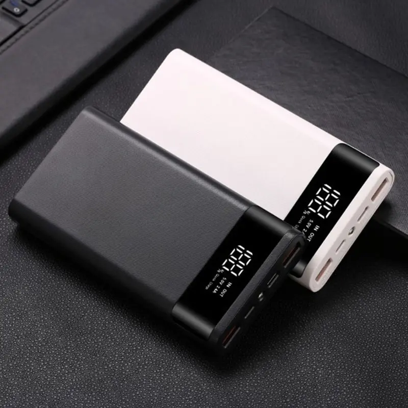 Двойной USB QC3.0 6x18650 Батареи DIY Power Bank Box Держатель Чехол Быстрое Зарядное Устройство для Мобильного телефона Tablet PC Kit Dual USB QC3.0