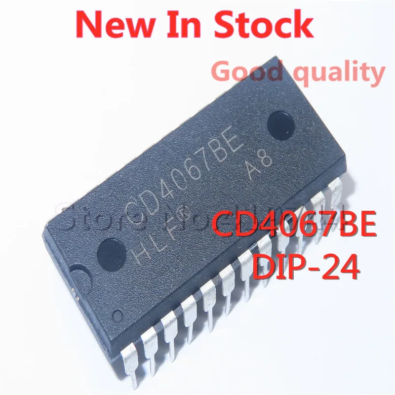 2 шт./ЛОТ CD4067BE CD4067 DIP-24 аналоговый мультиплексор/демультиплексор В наличии НОВЫЙ оригинальный IC