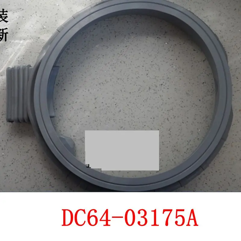 Манжетный Люк для барабанной стиральной машины Samsung DC64-03175A Водонепроницаемое резиновое уплотнительное кольцо, детали крышки люка