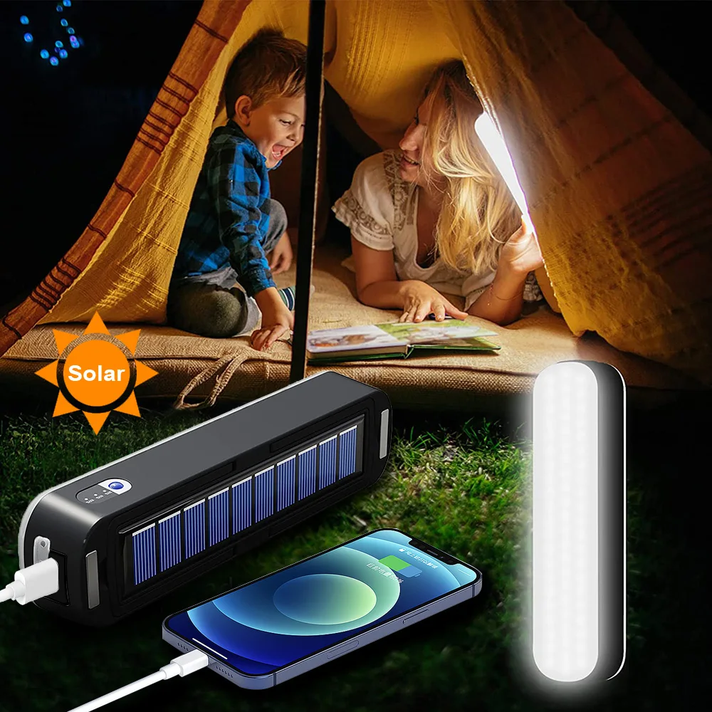 Солнечные фонари Открытый Фонарь для кемпинга Сад USB Зарядка Светодиодные фонари Портативная лампа для палатки Кемпинг Рыбалка