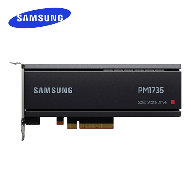 SAMSUNG PM1735 HHHL Корпоративный SSD 1,6 ТБ 3,2 ТБ 6,4 ТБ 12,8 ТБ Внутренний Твердотельный Диск Жесткий Диск HDD HD PCIe Gen4 x8 для Сервера
