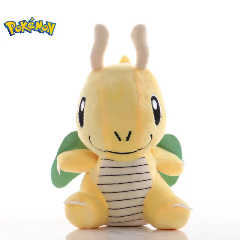 16 см Плюшевые игрушки Pokemon Dragonite Мультяшная милая плюшевая кукла Dragonite Мягкая набитая подушка Kawaii Anime Elf Подарок на день рождения для детей