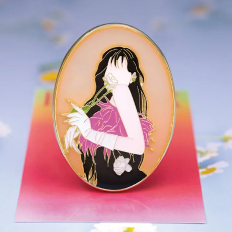 Концерт Kpop Idol Мигает, значок с изображением Лизы, подарок для друзей, Откликнулись все подходящие декоративные живые фанаты