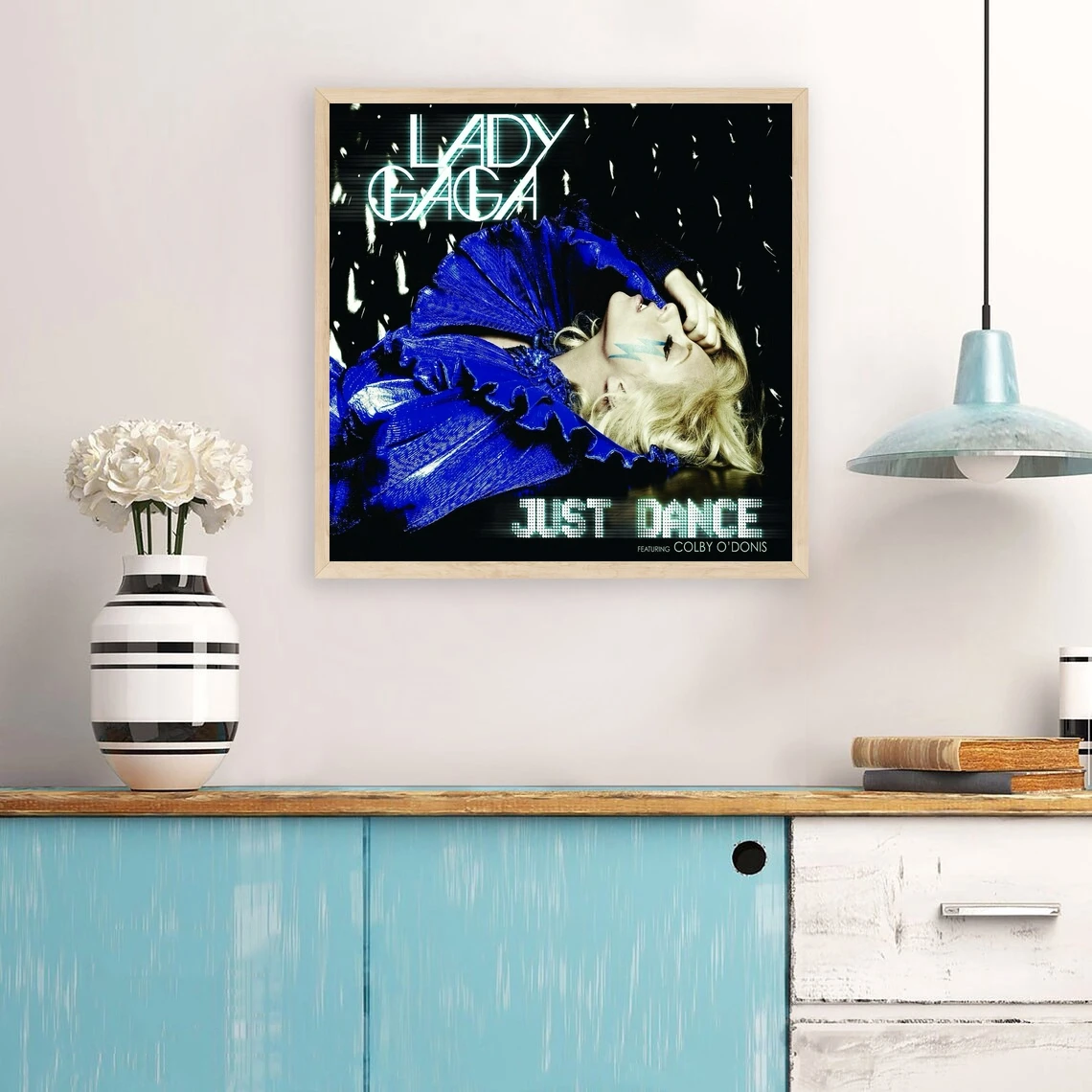 Леди Гага Обложка музыкального альбома Плакат Искусство Холст Картина Настенные панно Декор для дома в гостиной (без рамки)