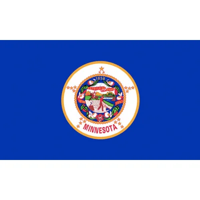 90x150 см, декоративный флаг штата Миннесота США