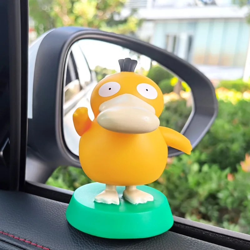 Аниме Покемон Psyduck Автомобиль Sway Sspring Модель куклы Фигурка Игрушки для детей подарок