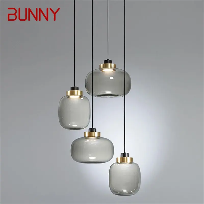 Подвесной светильник в скандинавском стиле BUNNY, современные простые светодиодные лампы, светильники для домашней декоративной столовой