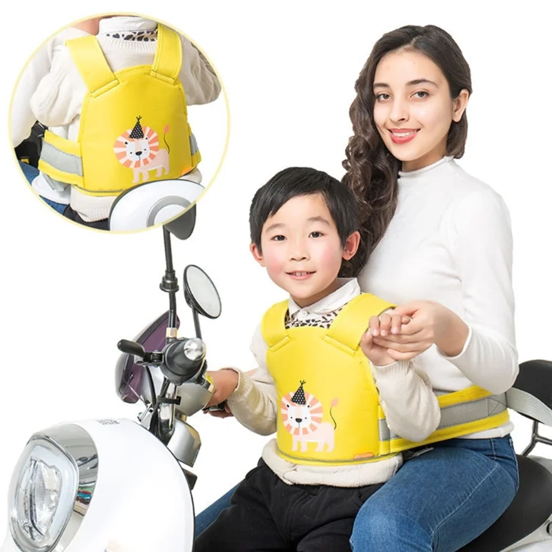 Профессиональная детская мотоциклетная обвязка, Регулируемый ремень безопасности для детей, Мотоциклетный ремень, Удобный ремень для ношения