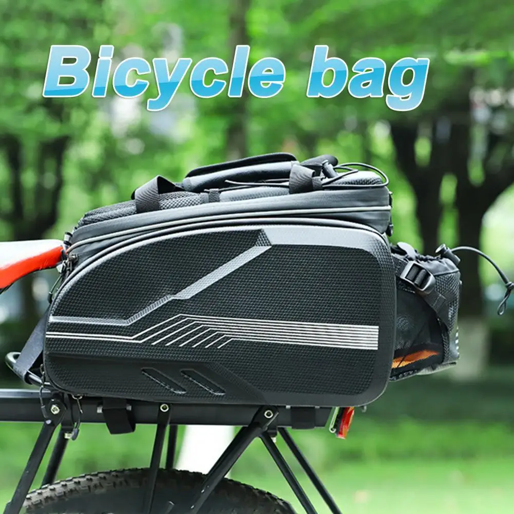 Полезная для хранения велосипедная сумка с твердой оболочкой, ламинированная велосипедная сумка на молнии, жесткая оболочка для езды на велосипеде