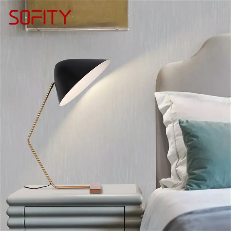 Настольная лампа SOFITY Nordic Креативный дизайн в постмодернистском стиле, настольная лампа со светодиодной подсветкой, декор для дома, прикроватной тумбочки в спальне, кабинета