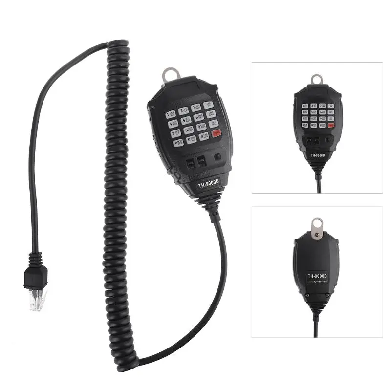 Микрофон для мобильного радио TH-9000 TH-9000D автомобильный комплект микрофон динамик микрофон