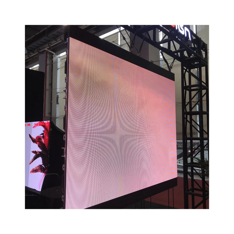 Коммерческий светодиодный экран для наружного алюминиевого шкафа 576x576 мм Сценический светодиодный настенный экран P6