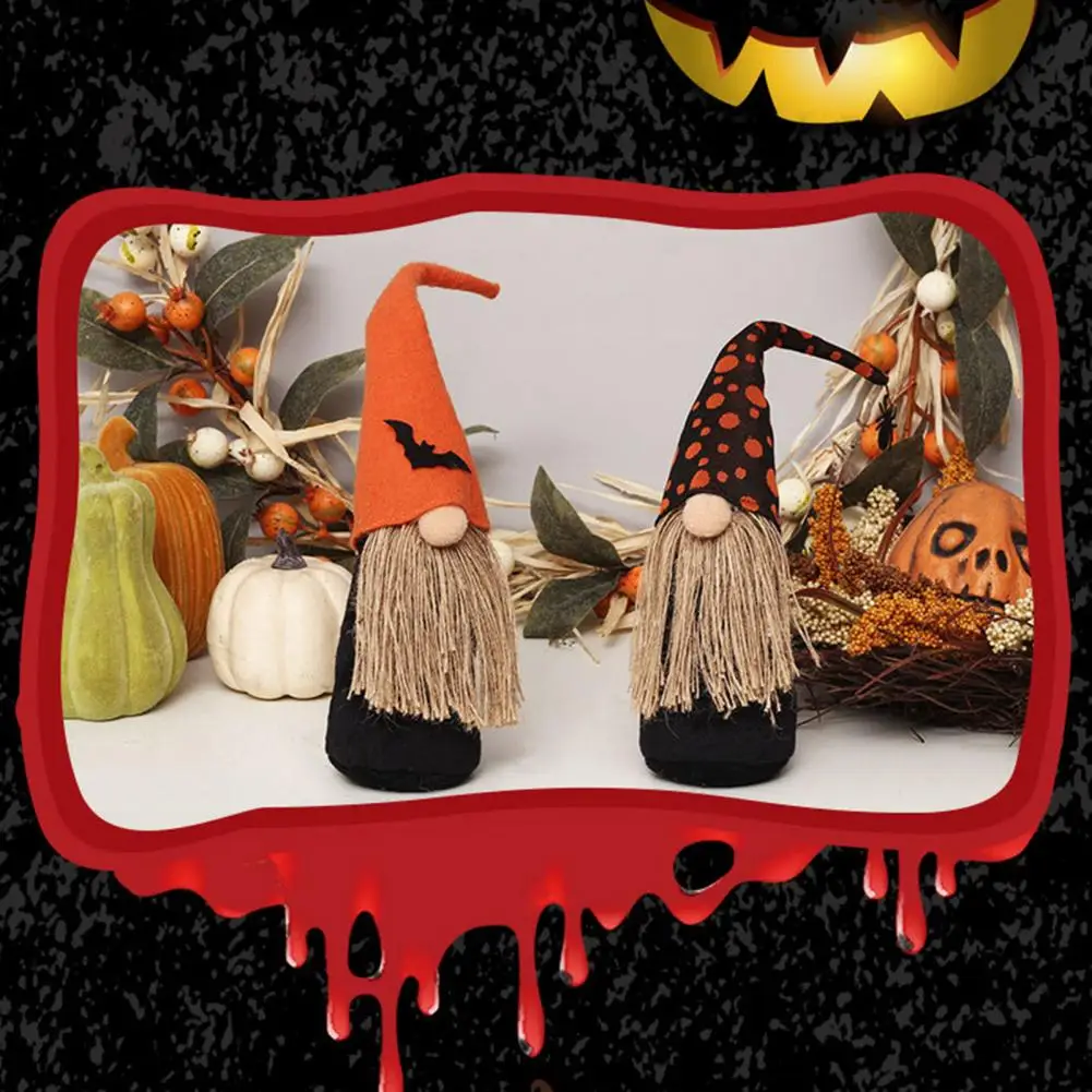 Практичная настольная игрушка для Хэллоуина, набитый Безликий гном, украшение для Хэллоуина, Тонкая работа, макет сцены