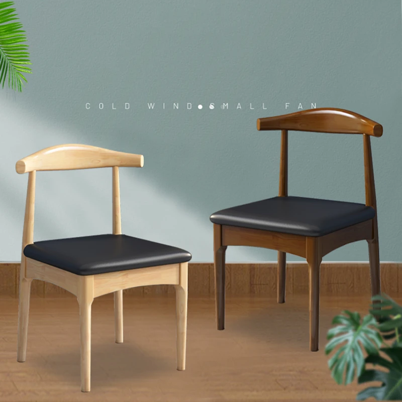 Обеденные стулья из массива дерева, домашние столы и стулья в скандинавском стиле, современные и простые офисные стулья для учебы, Ресторанные табуреты.
