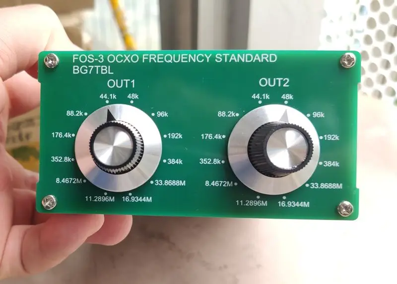 By BG7TBL FOS-3 OCXO Frequency Standard 2CH Word Clock,, поддержка внешнего опорного входного сигнала rb clock для динамика аудиооборудования