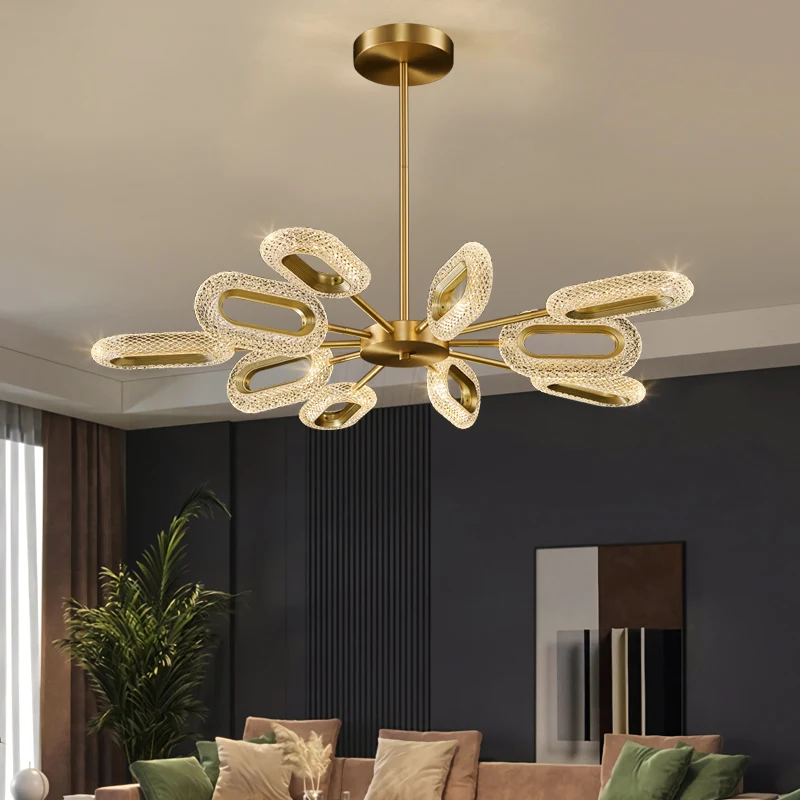 Люстра для гостиной двухуровневое здание столовая вилла лофт современный минимализм роскошные высококачественные персонализированные креативные лампы