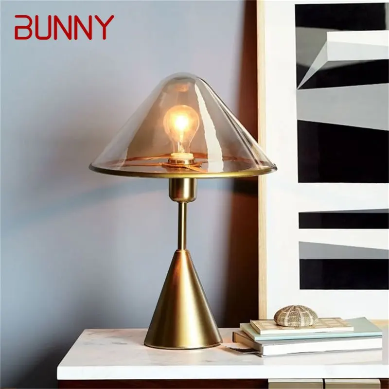Настольная лампа BUNNY Nordic Gold Современный креативный дизайн Светодиодная настольная лампа для украшения дома спальни