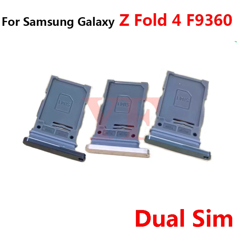 Для Samsung Galaxy Z Fold 4 3 2 Z Fold2 Z Fold3 Fold4 5G SM-F936B Лоток Для SIM-Карт Слот Держатель Гнездо Адаптера Запасные Части