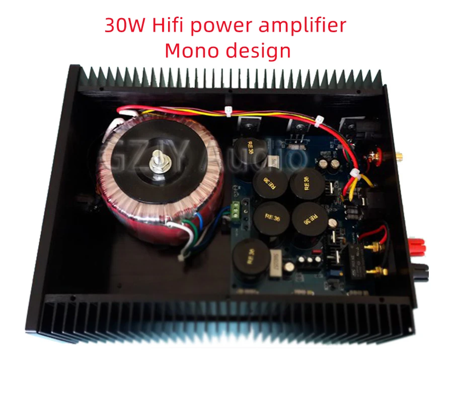 Полевой транзистор Pass A30 Mos, Одноконтурный Чистый усилитель мощности класса A 30 Вт Hifi /Моно, Upc1237, Красивый голос