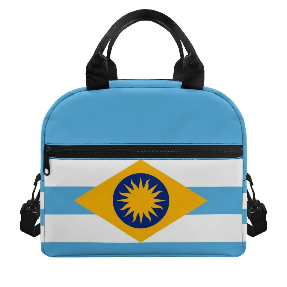 FORUDESIGNS Креативная изолированная сумка с флагом Аргентины, ланч-бокс, удобный ланч-бокс для школьников, легкая практичная сумка Lonchera