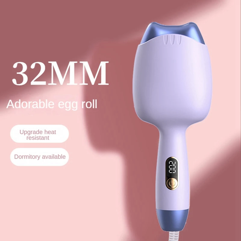 Электрическая автоматическая плойка для завивки волос 32 мм, Щипцы для завивки яиц, Инструменты для укладки 