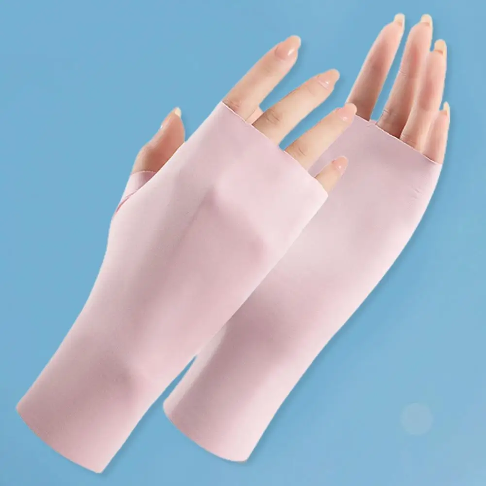 1 Пара портативных Гелевых УФ-светодиодных ламп для дизайна ногтей, Солнцезащитных Перчаток, Маникюрных перчаток Chinlon, Удобных для маникюрного салона