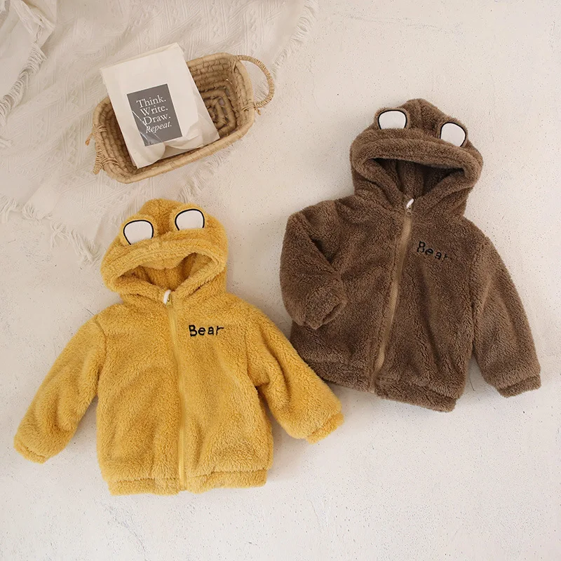 детская одежда для детей 2023, осень-зима, хлопковая куртка с хлопковой подкладкой для мальчиков и бархатное зимнее пальто для маленьких девочек