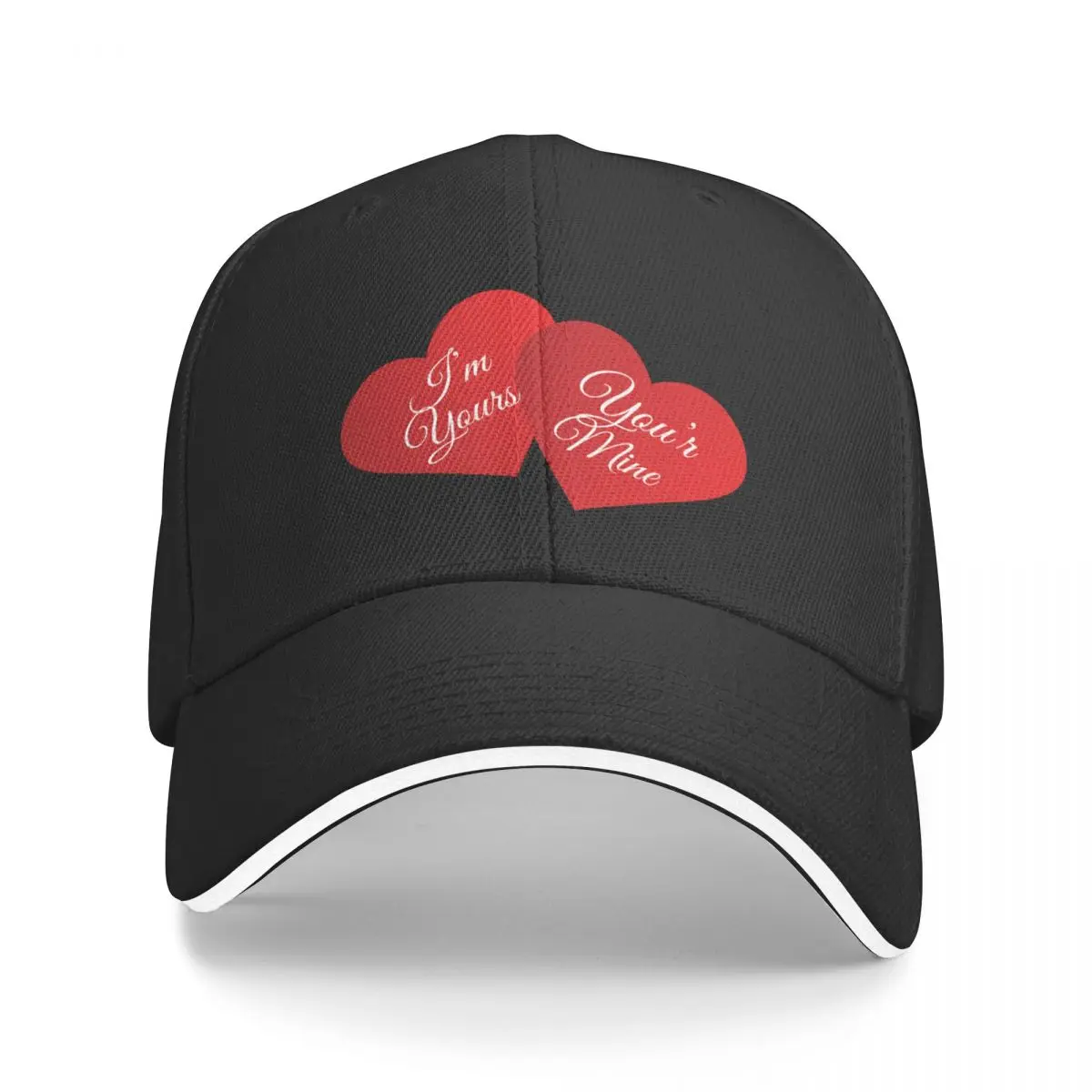 Объяви о Своей Любви Двумя Переплетенными Сердцами Бейсболка Sunhat Horse Hat Hat Man For The Sun Дизайнерская Шляпа Мужская Шляпа Женская