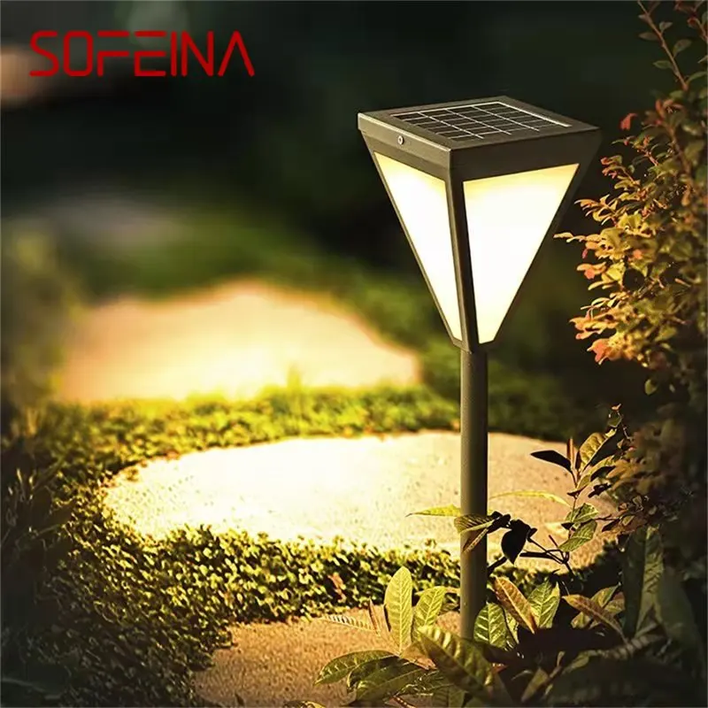 SOFEINA Современный креативный светильник для газона на открытом воздухе, классический водонепроницаемый дом для украшения сада на дорожке к вилле