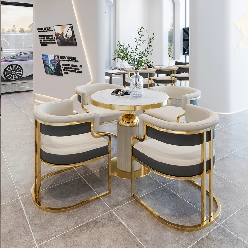 Скандинавские современные обеденные стулья Расслабляющий дизайн гостиной Обеденные стулья Спинка комода Мебель для дома Sillas De Comedor WZ50DC