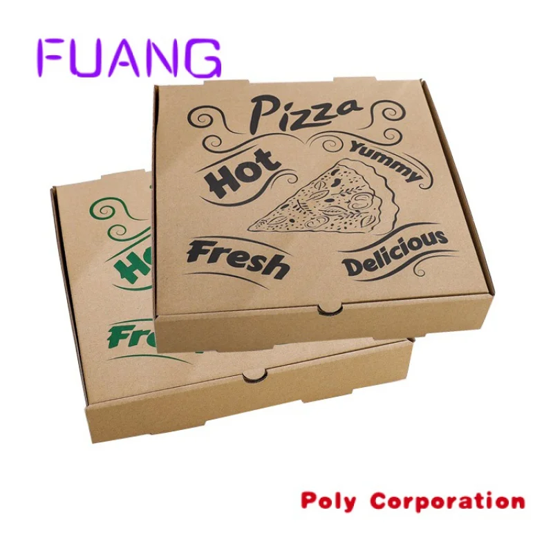 Оптовая дешевая коробка для пиццы, гофрированная бумага, печать коробки для пиццы, изготовленные на заказ Коробки для пиццы с вашим собственным логотипом