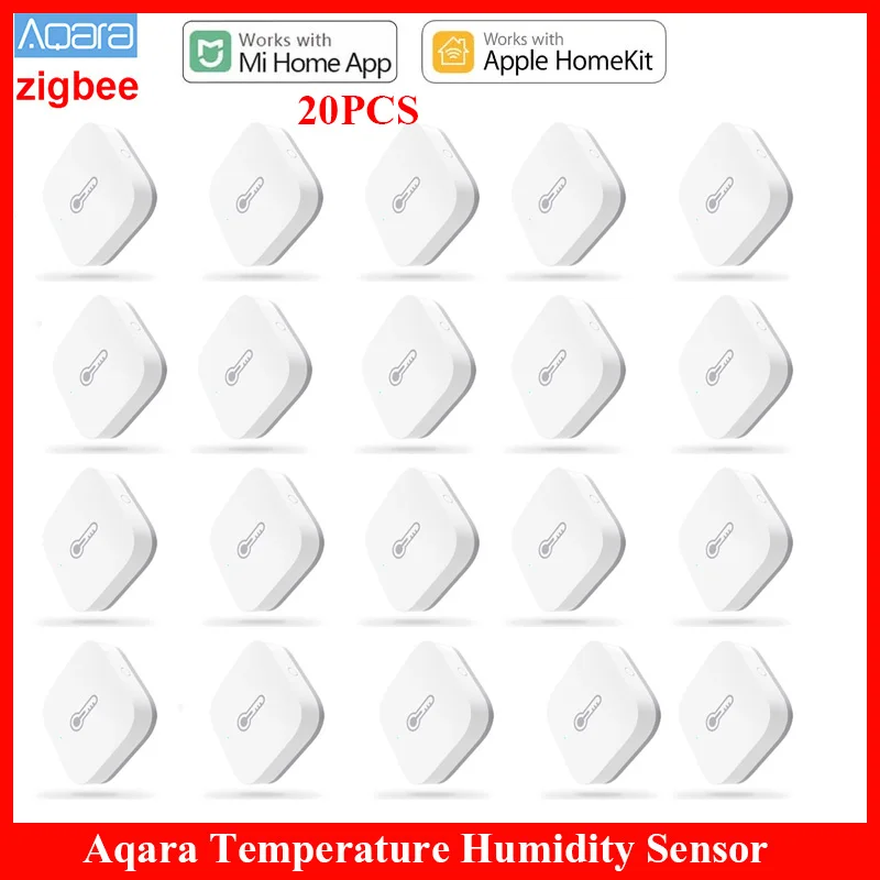 Оригинальный датчик температуры Aqara, умный датчик давления воздуха и влажности, интеллектуальное управление Zigbee, умный дом для Xiaomi, приложение Mi home