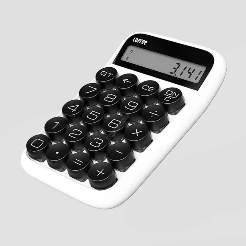 Калькулятор Lofree Винтажный распаковываемый Съемный кейкап с интеллектуальным отключением Студенческий офисный расчет для Xiaomi Mi