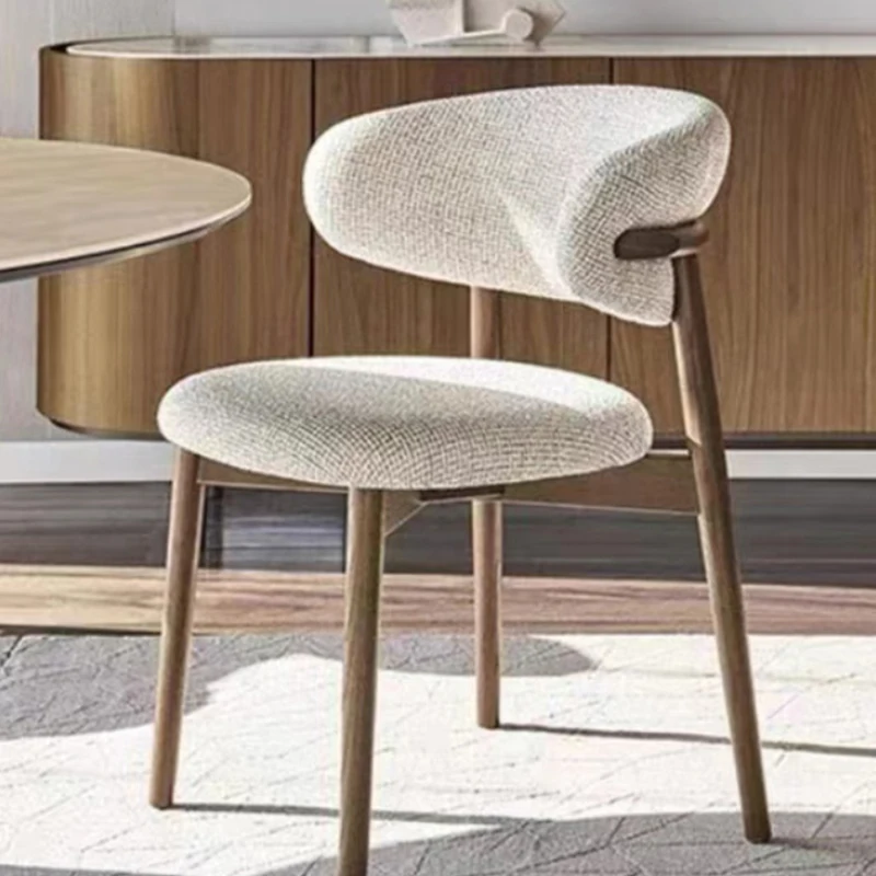 Современные Обеденные стулья для столовой Деревянное Эргономичное Кресло Обеденные Стулья для гостиной с поперечными рычагами Nordic Sillas Comedor Home Furniture wrx