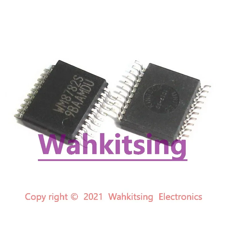10 ШТ WM8782SEDS SSOP-20 WM8782S 24-Битный стерео АЦП с частотой 192 кГц, микросхема IC