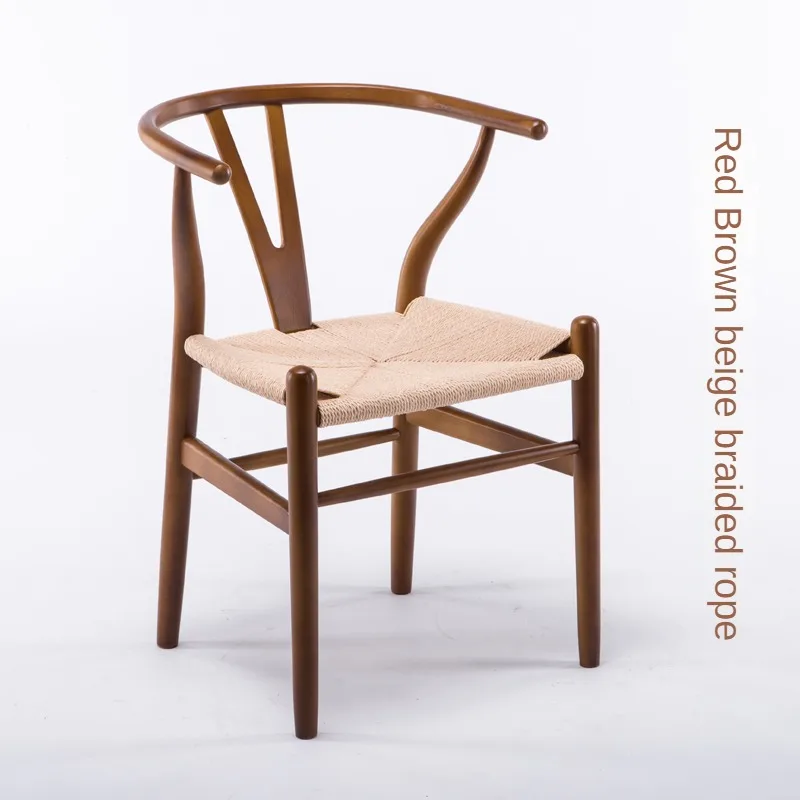 Скандинавский современный обеденный стул из массива ясеня, предназначенный для домашнего отдыха, индивидуальное кресло со спинкой Y-образного стула, мебель для гостиной