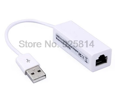 DHL или EMS 100 шт. USB Ethernet Адаптер USB 2.0 к RJ45 Lan Сетевой адаптер Ethernet Для Apple MacBook Air
